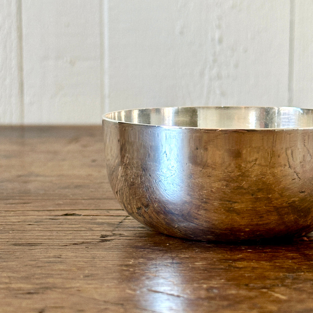 Small 4" Vintage Hotel Silver Bowl