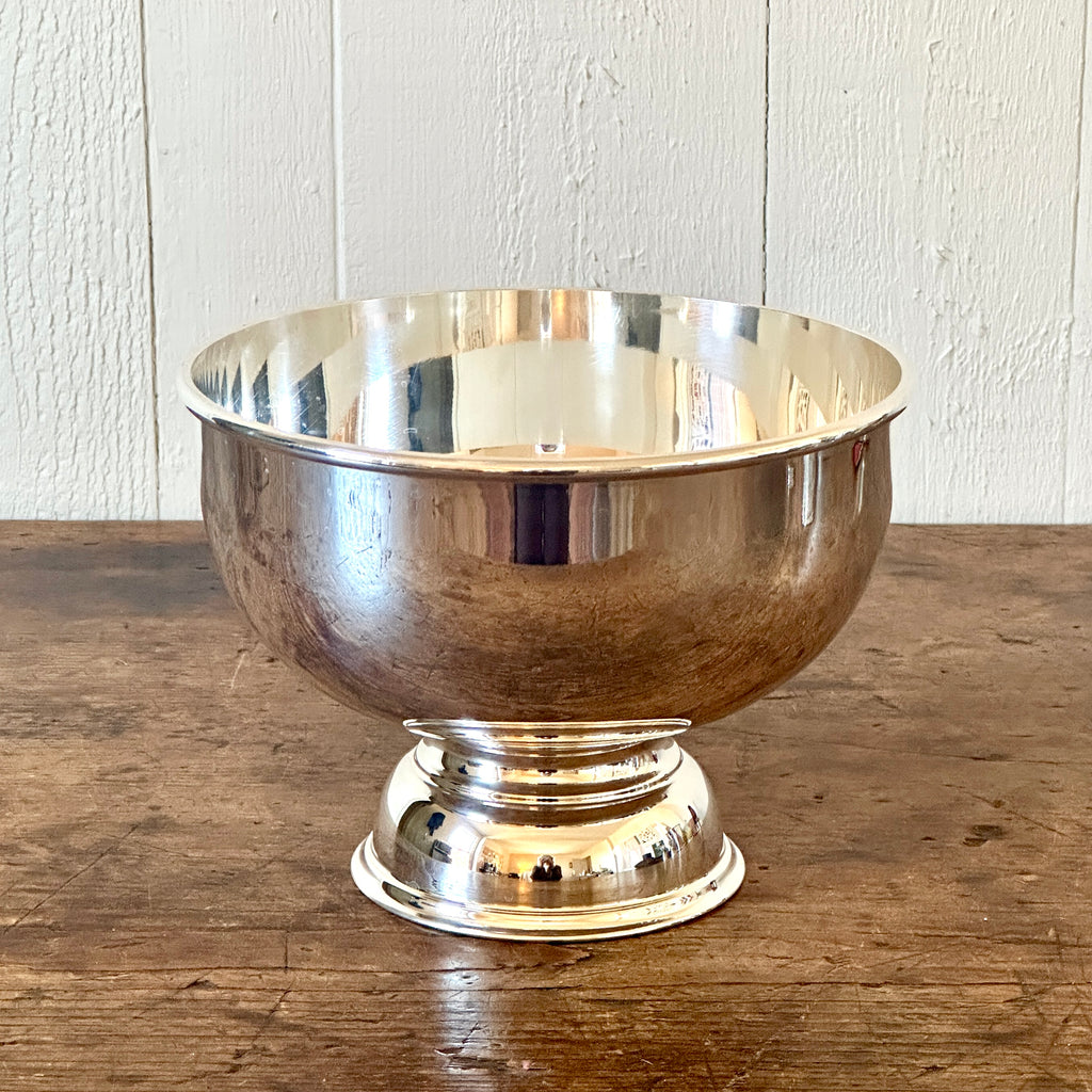 6" Footed Hotel Silver Bowl