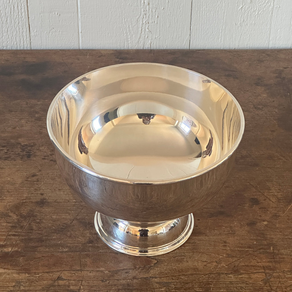 6" Footed Hotel Silver Bowl