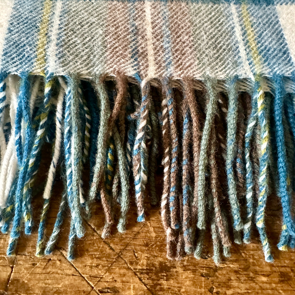 Stewart Blue Dress Scottish Throw