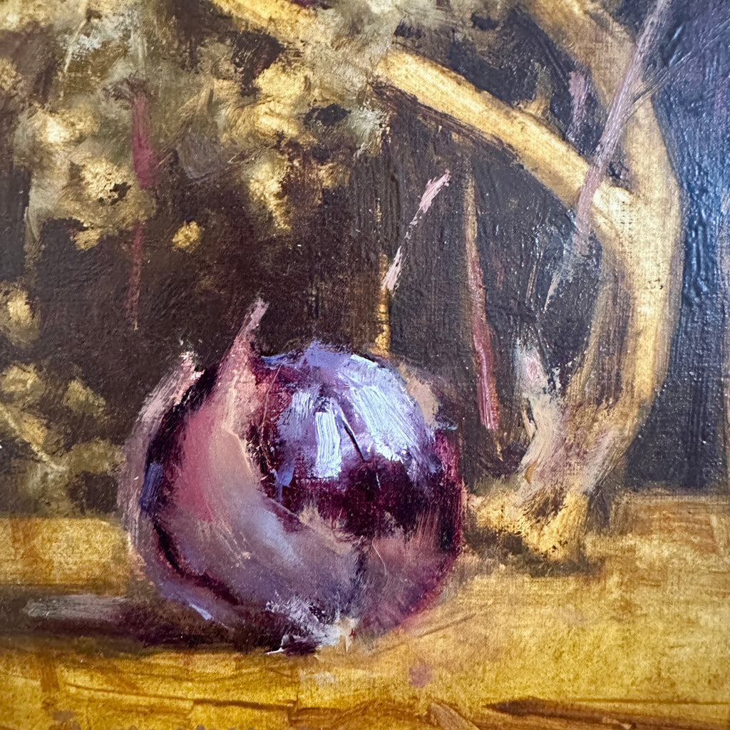 Still Life with Red Onion