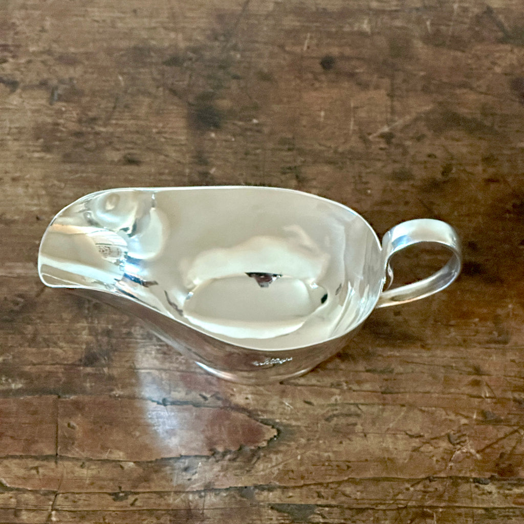 Vintage Hotel Silver Sauce Boat from The Connaught