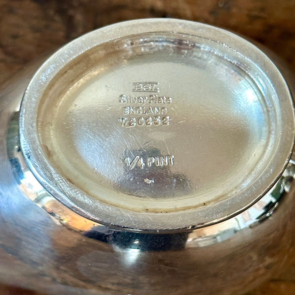 Vintage Hotel Silver Sauce Boat from The Connaught