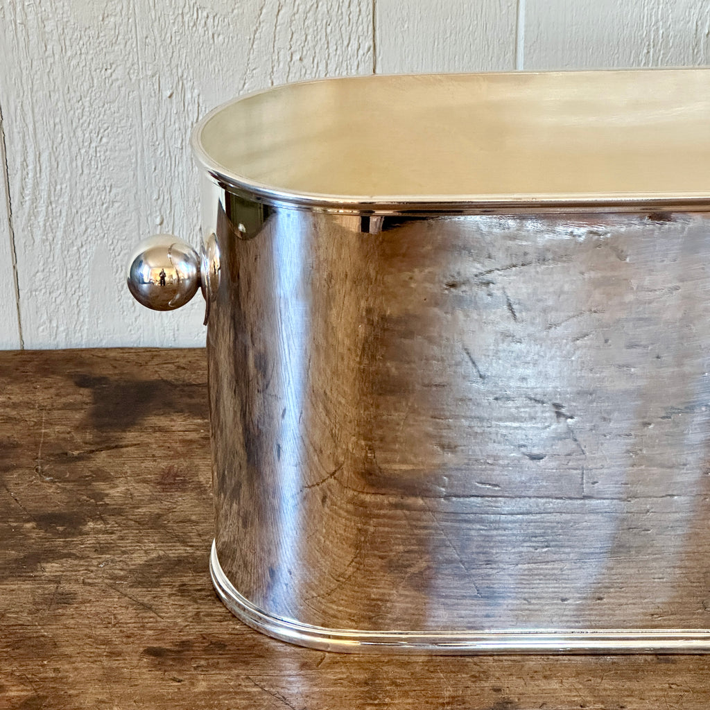 Oval Hotel Silver Ice Bucket