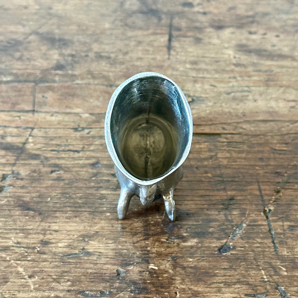 English Pewter Horse Head Jigger