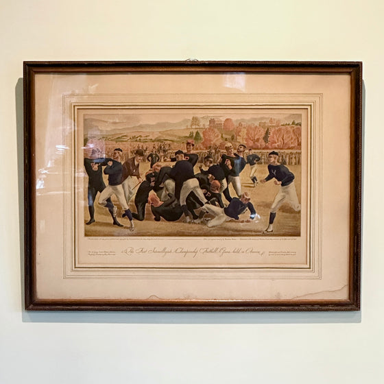 Yale vs Princeton Football Print