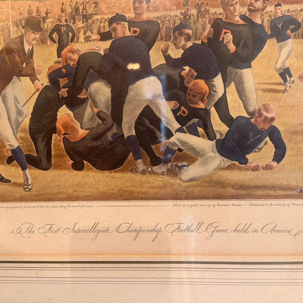 Yale vs Princeton Football Print