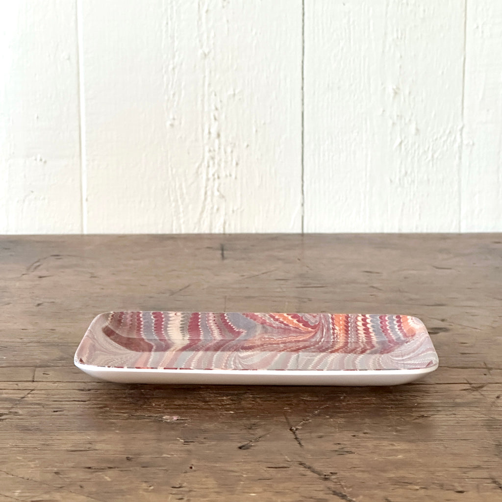 Multi-Color Florentine Melamine Valet Tray