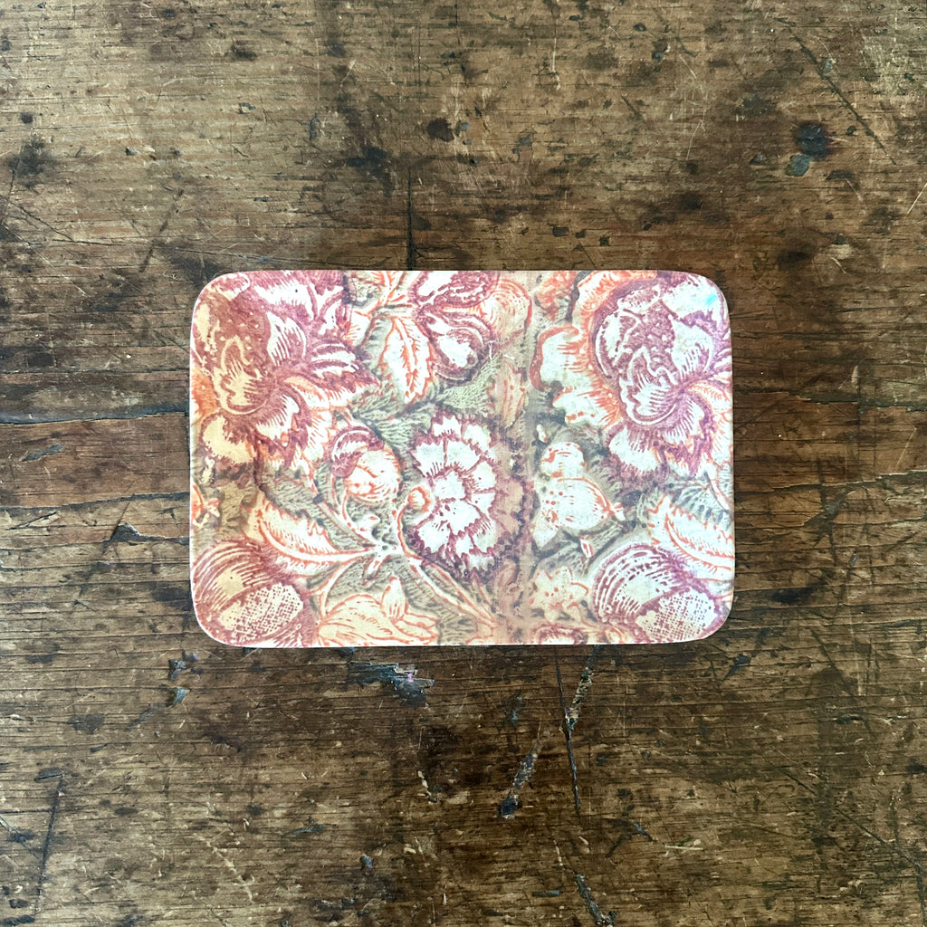 Indian Floral Melamine Valet Tray