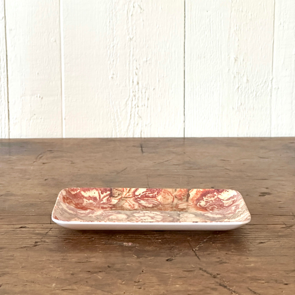 Indian Floral Melamine Valet Tray