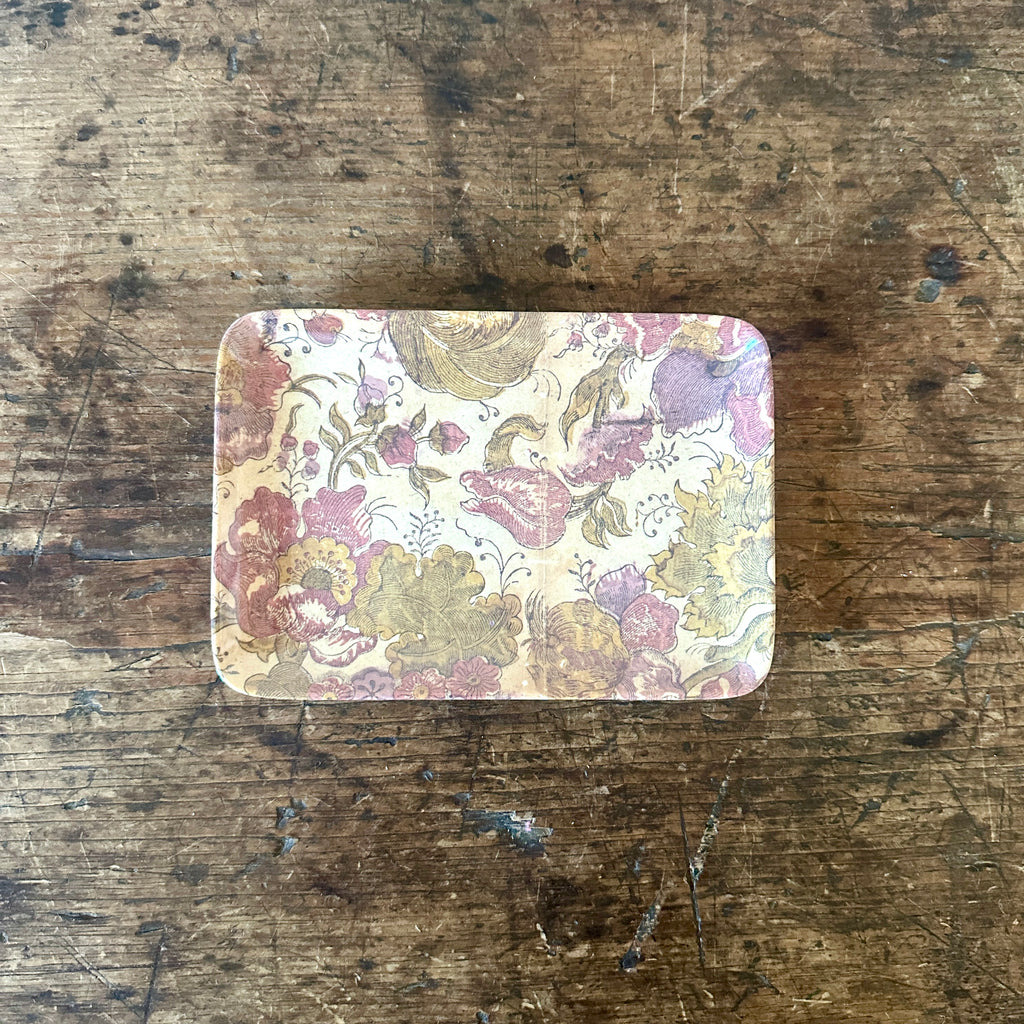 English Rose Melamine Valet Tray