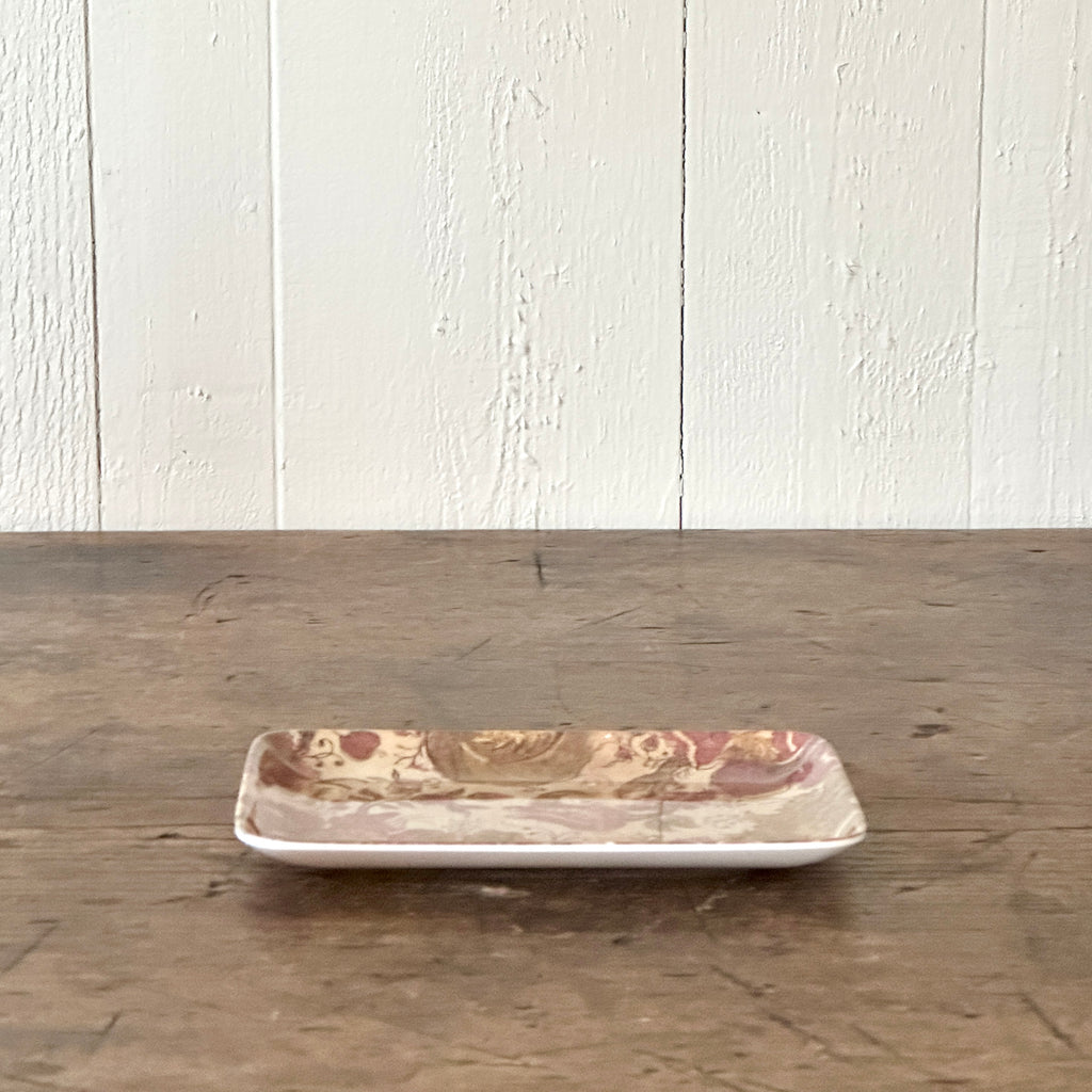 English Rose Melamine Valet Tray