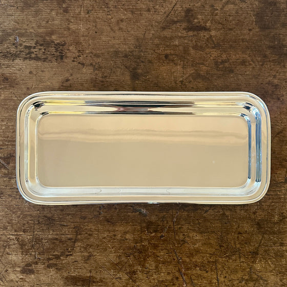 Vintage Hotel Silver Bar Tray