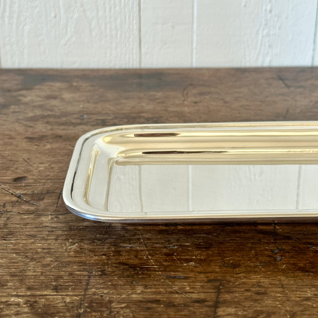 Vintage Hotel Silver Bar Tray