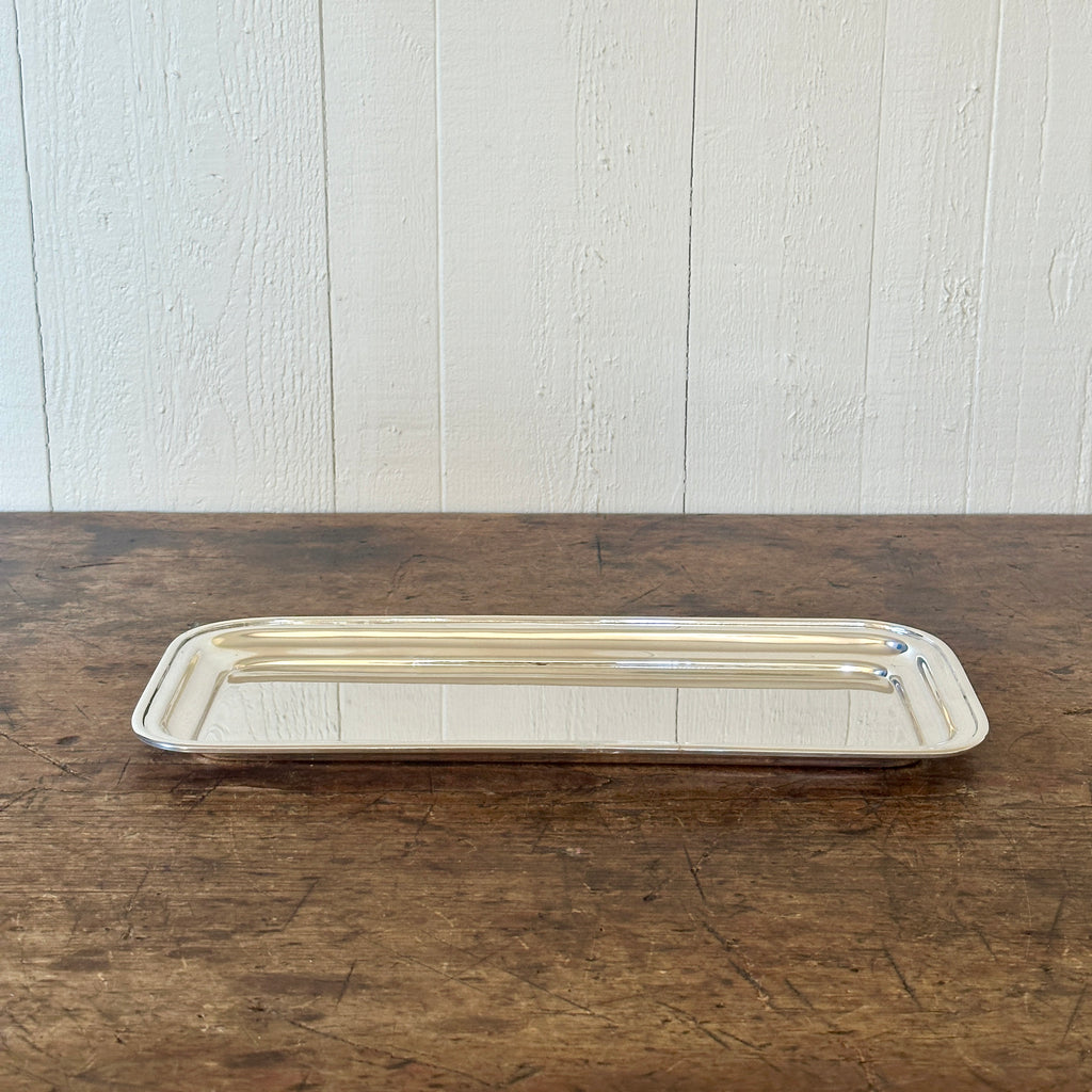 Vintage Hotel Silver Bar Tray