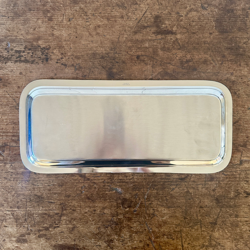 Vintage Hotel Silver Bar Tray