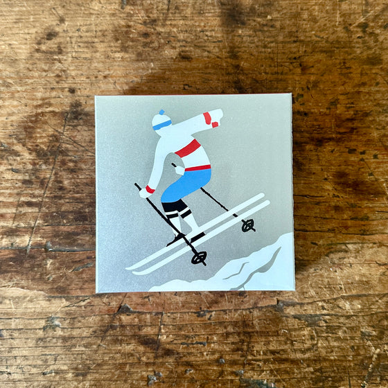 The Skier Matchbox