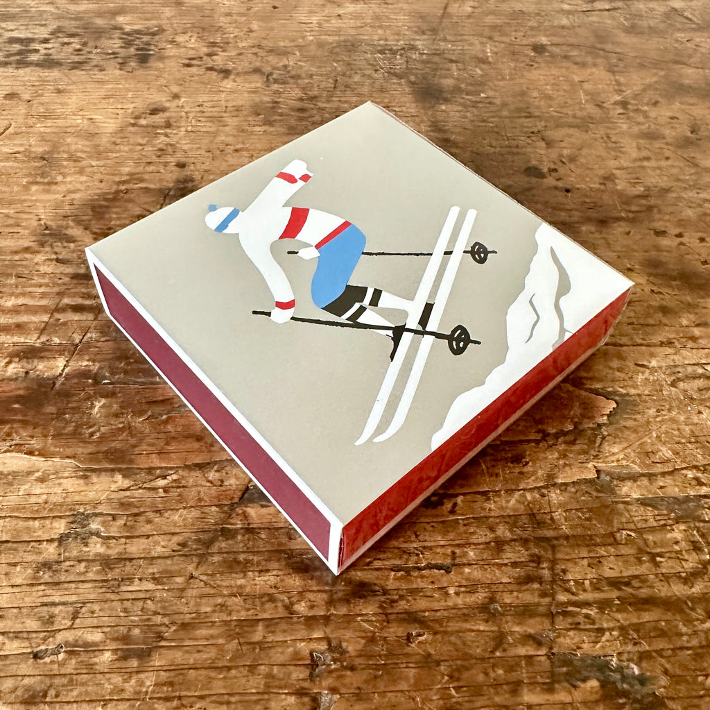 The Skier Matchbox