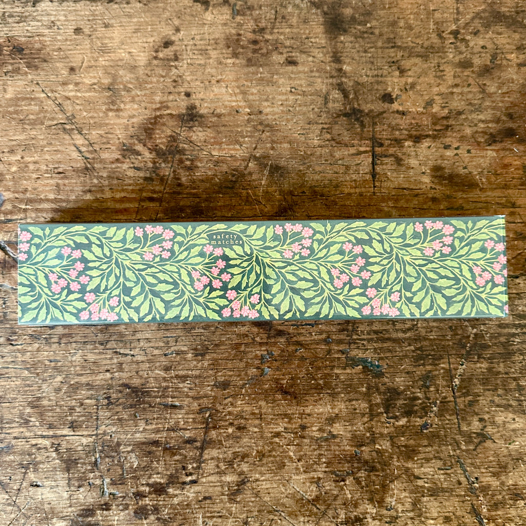 Green Flora Long Matchbox