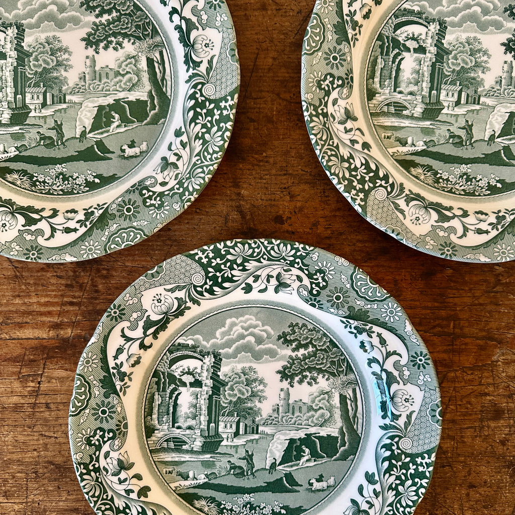 Green Italian Dinner Plate