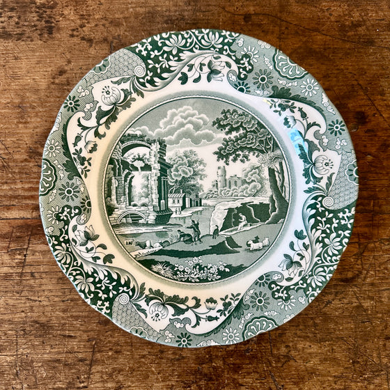Green Italian Dinner Plate