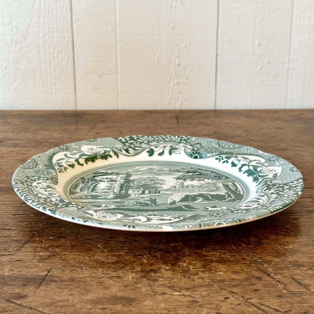 Green Italian Dinner Plate