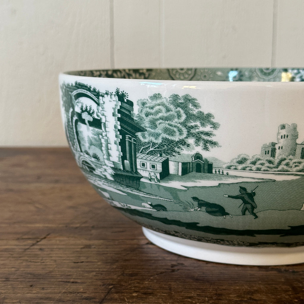 Green Italian Serving Bowl