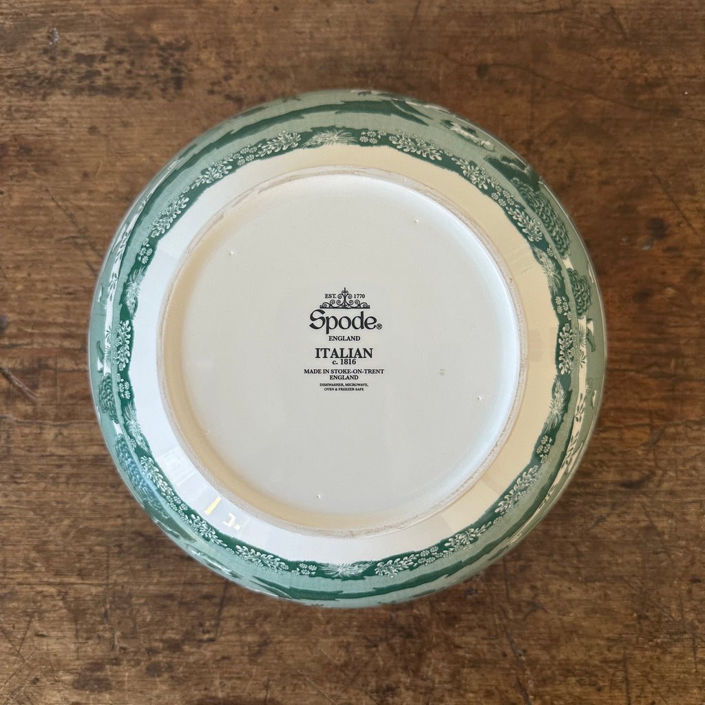 Green Italian Serving Bowl