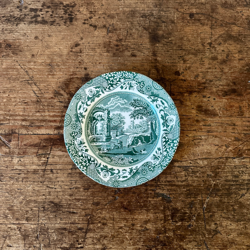 Green Italian Tidbit Plate