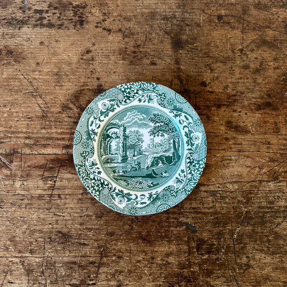 Green Italian Tidbit Plate