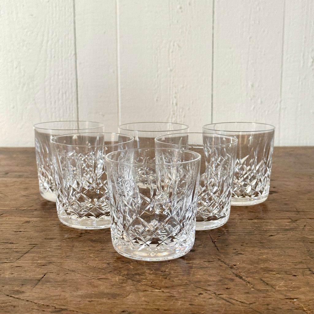 Antique Waterford Whisky Glasses - Set of 6