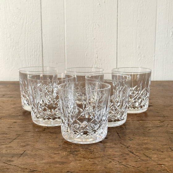 Antique Waterford Whisky Glasses - Set of 6