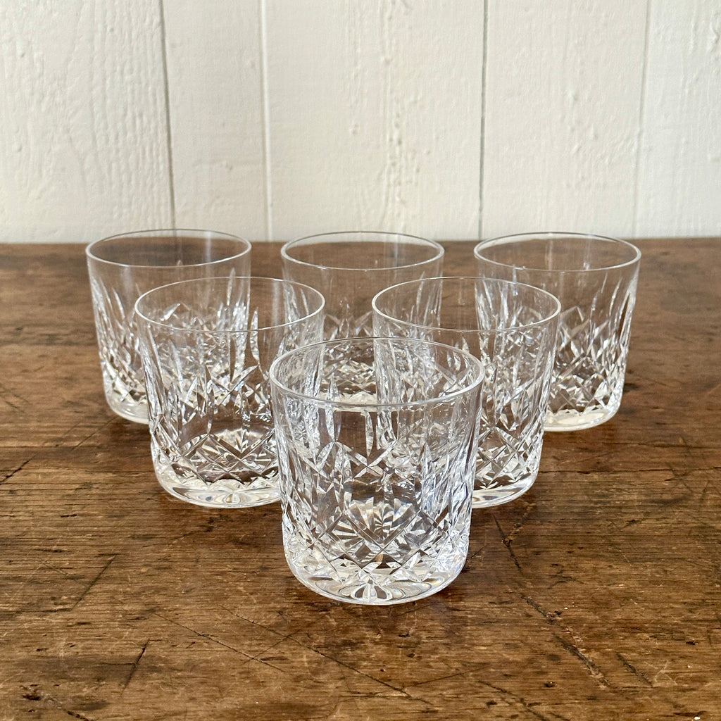 Antique Waterford Whisky Glasses - Set of 6