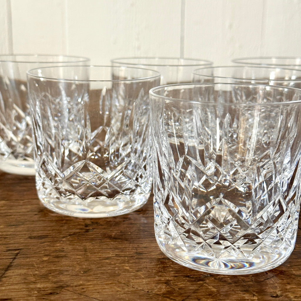 Antique Waterford Whisky Glasses - Set of 6