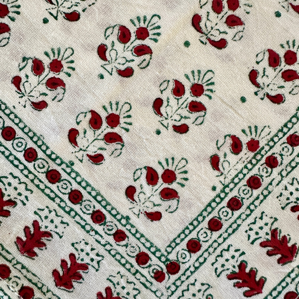 Holiday Block Print Napkins - Set of 6