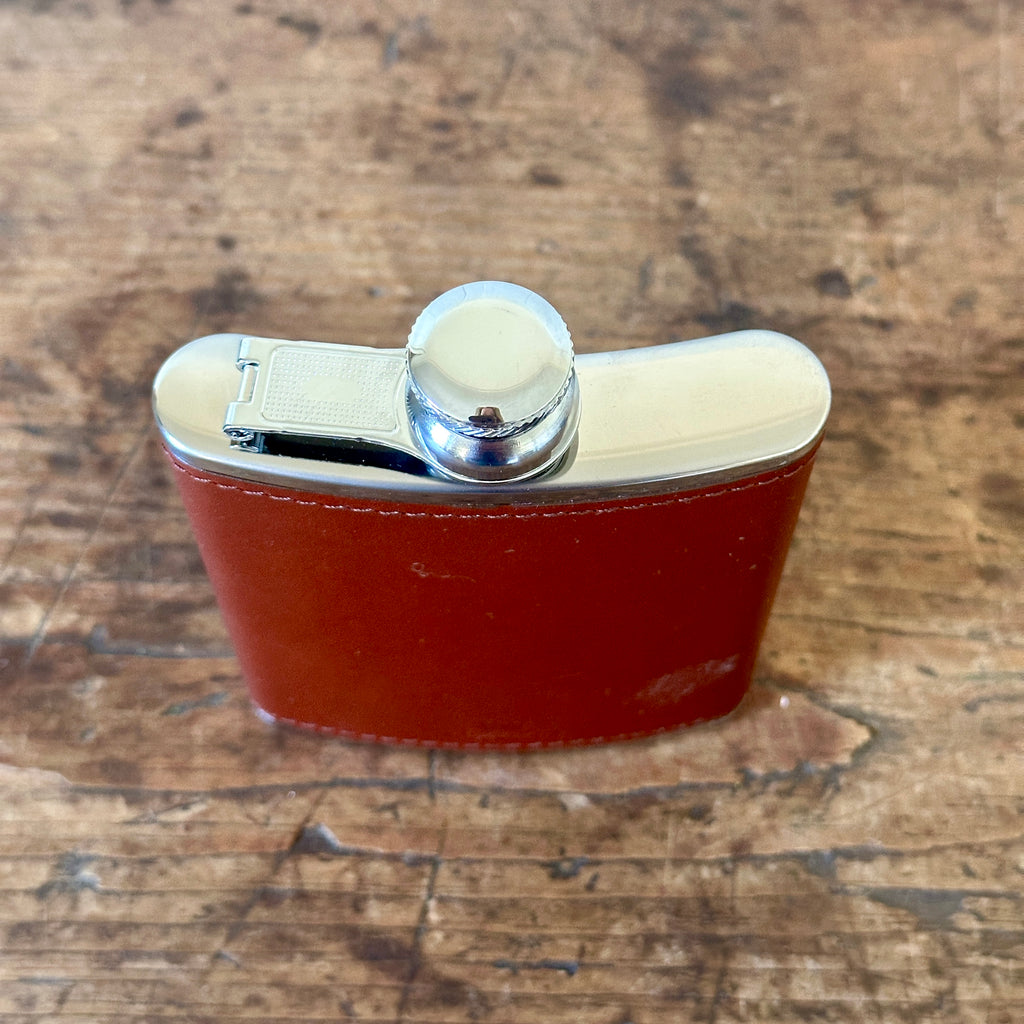 6 Ounce Chestnut Leather Hip Flask