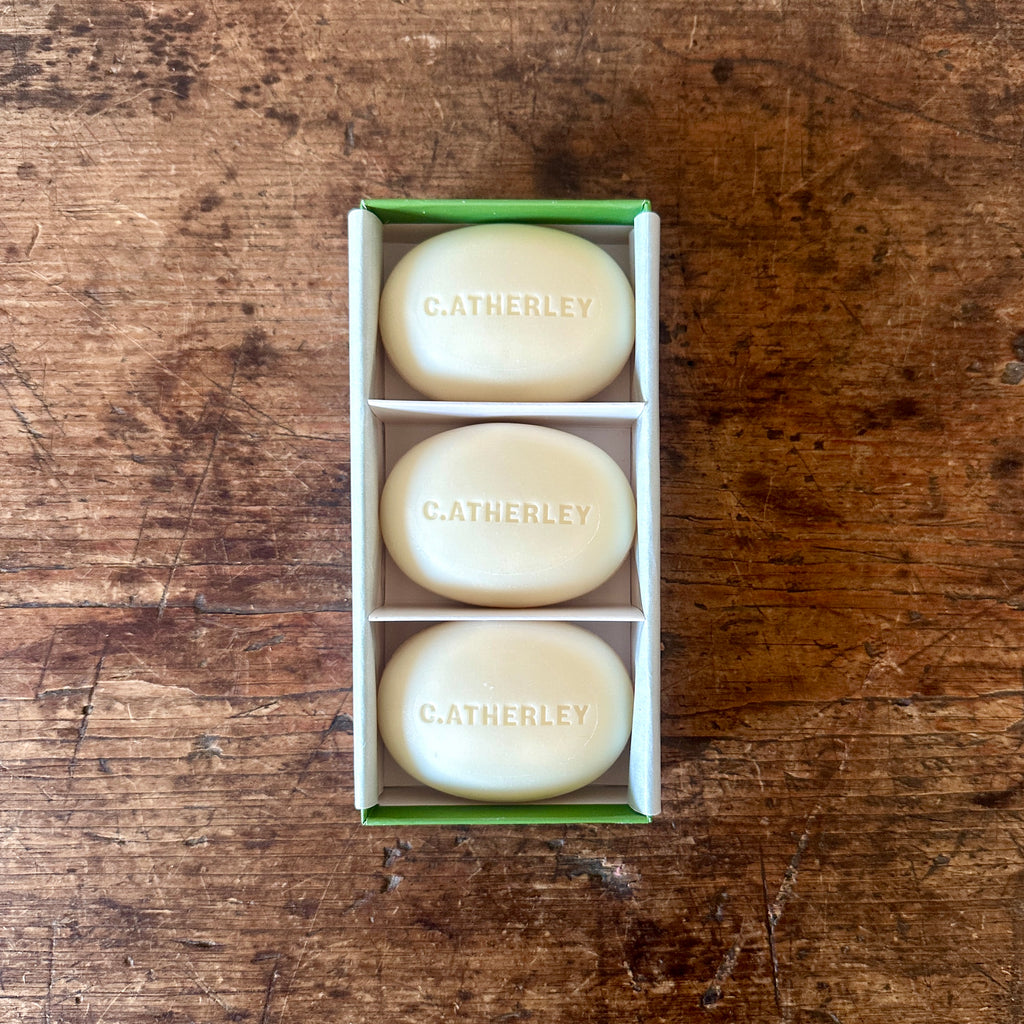 Geranium No. 1 Soap Trio by C.Atherley - Winter Packaging