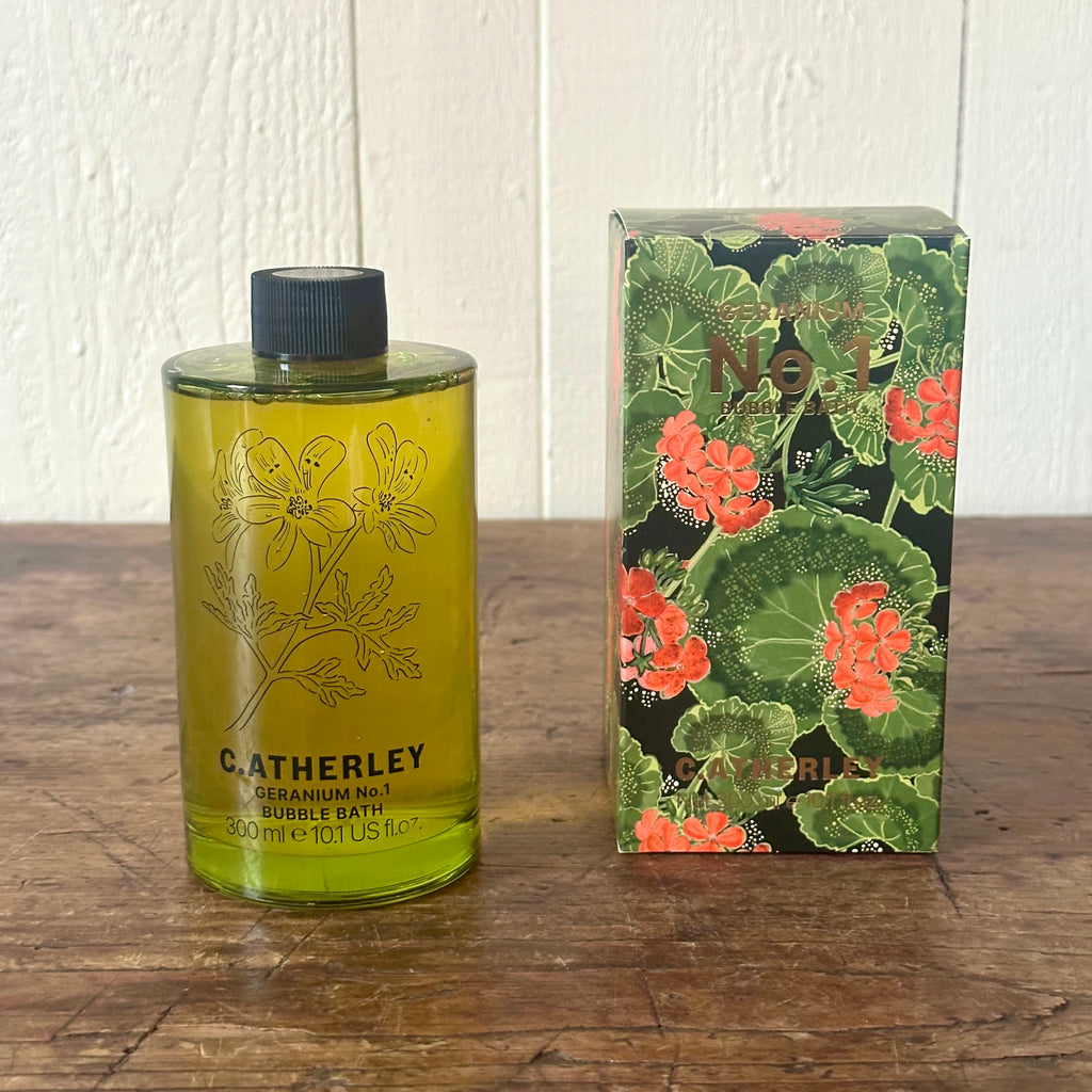 Geranium No. 1 Bubble Bath by C. Atherley - Winter Packaging