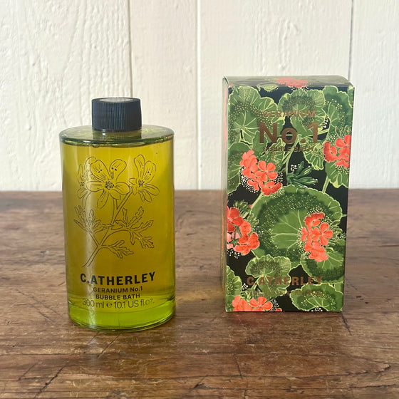 Geranium No. 1 Bubble Bath by C. Atherley - Winter Packaging