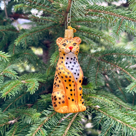 Leopard Christmas Tree Ornament