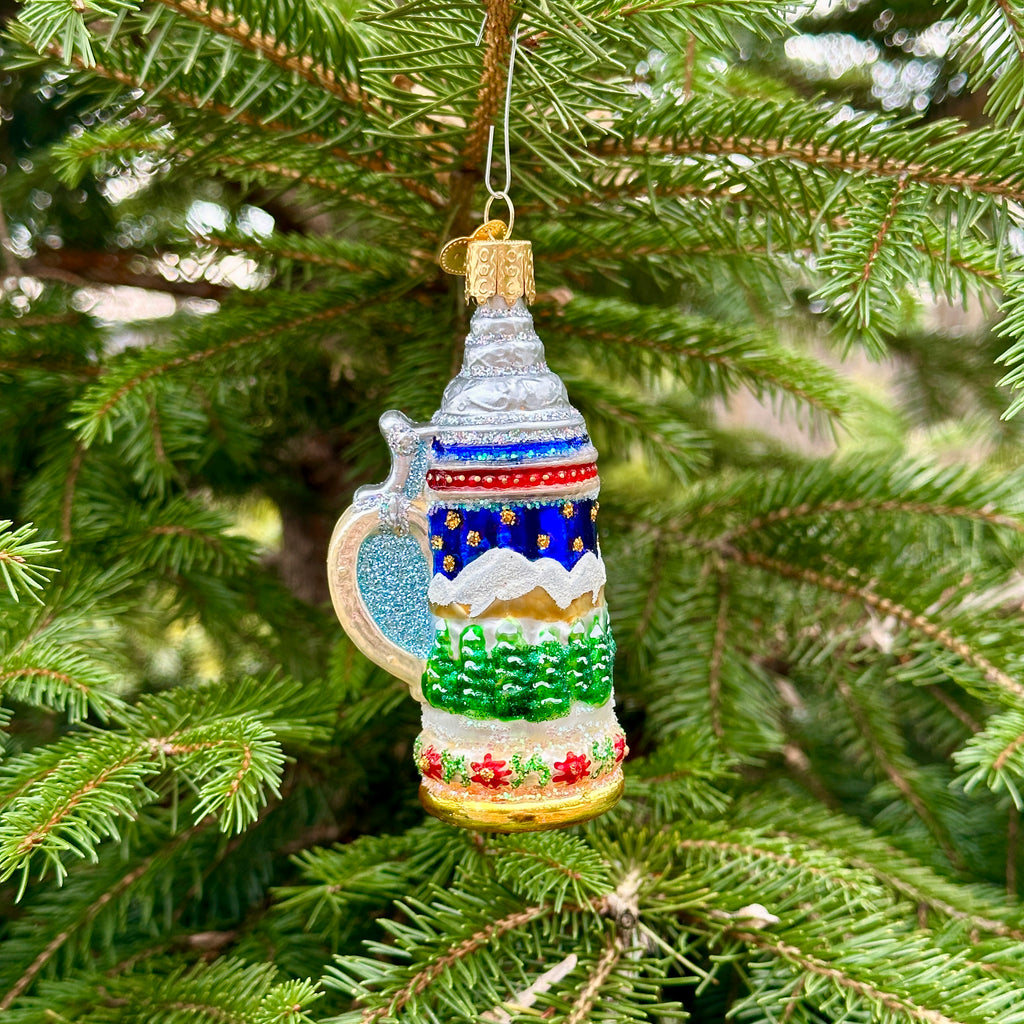 German Stein Christmas Tree Ornament