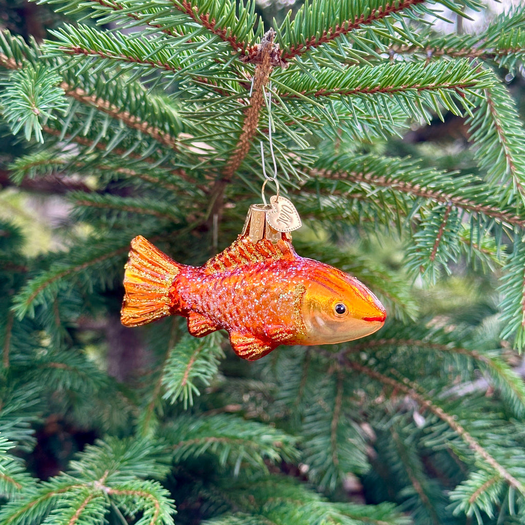 Goldfish Christmas Ornament
