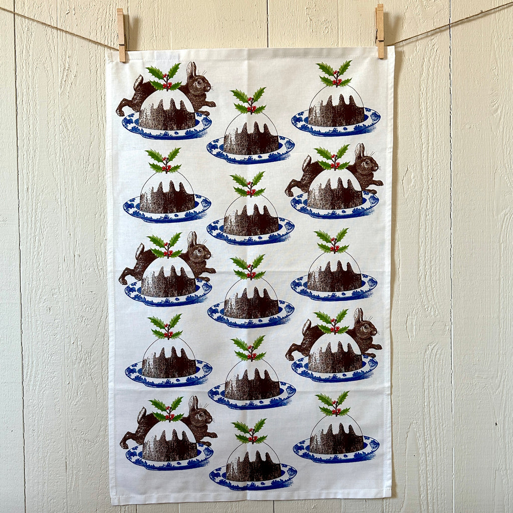 Rabbit & Pudding Kitchen Towel