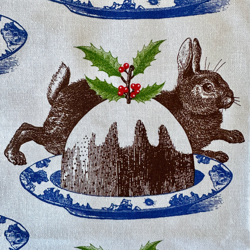 Rabbit & Pudding Kitchen Towel