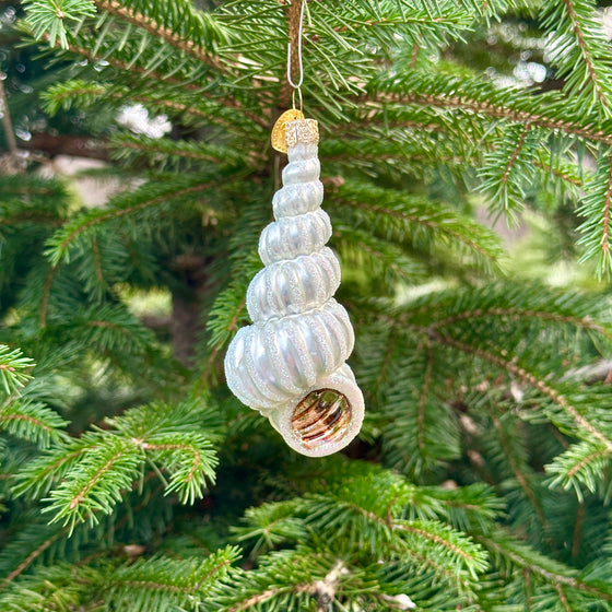 Wentletrap Shell Christmas Tree Ornament