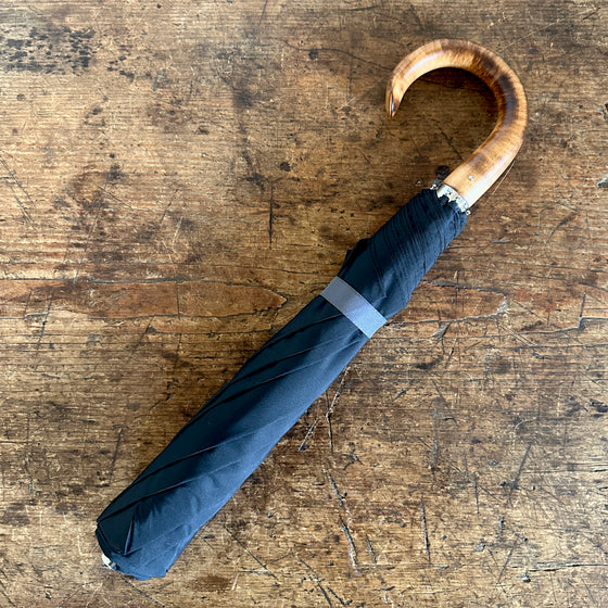 Classic Black British Folding Umbrella