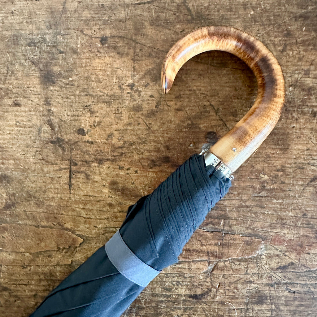 Classic Black British Folding Umbrella