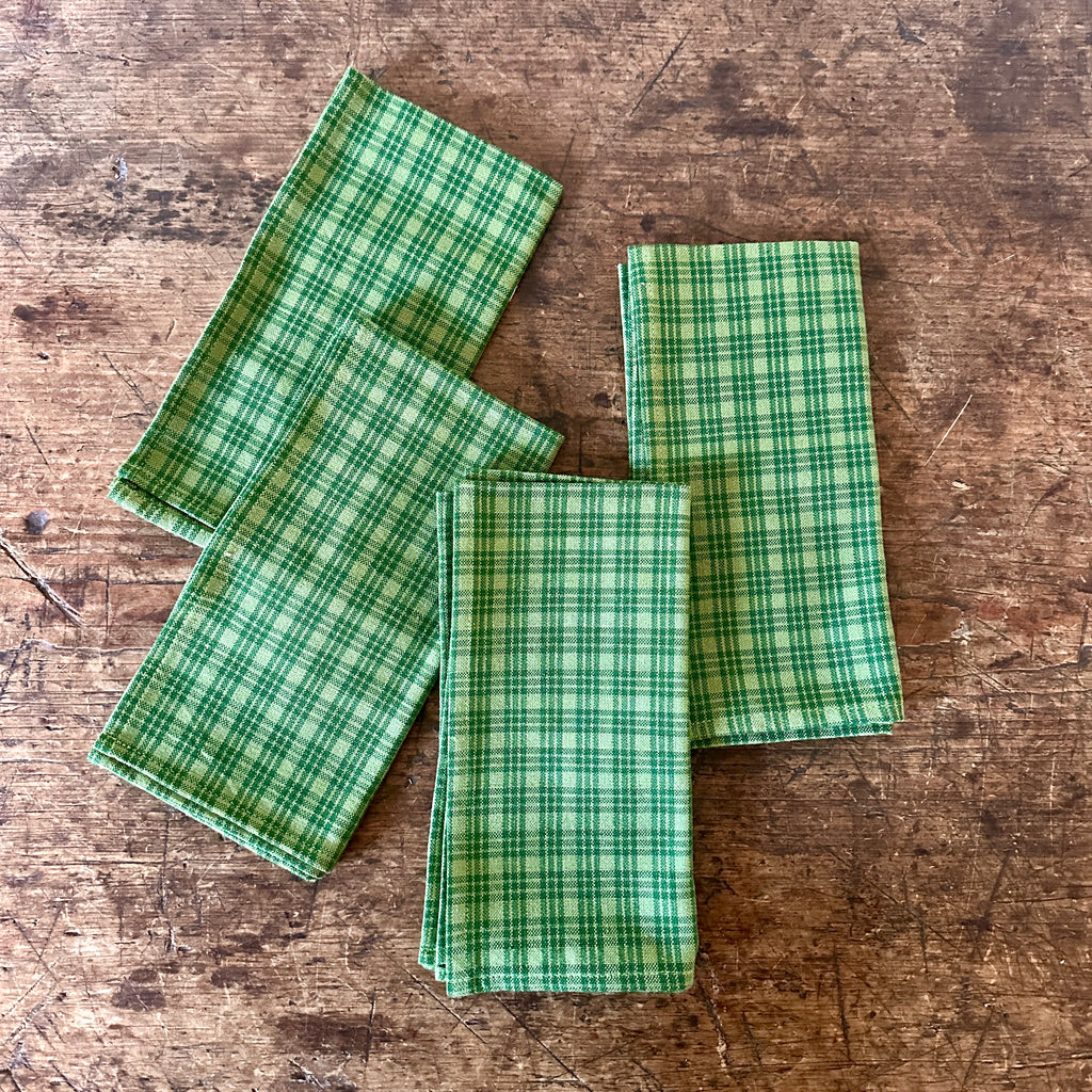 Evergreen Plaid Napkins