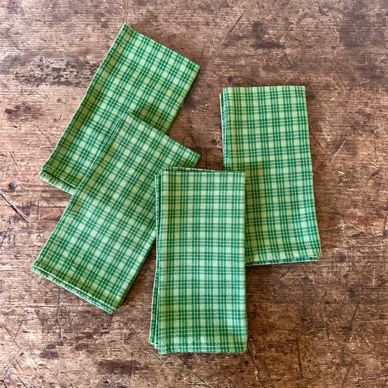 Evergreen Plaid Napkins