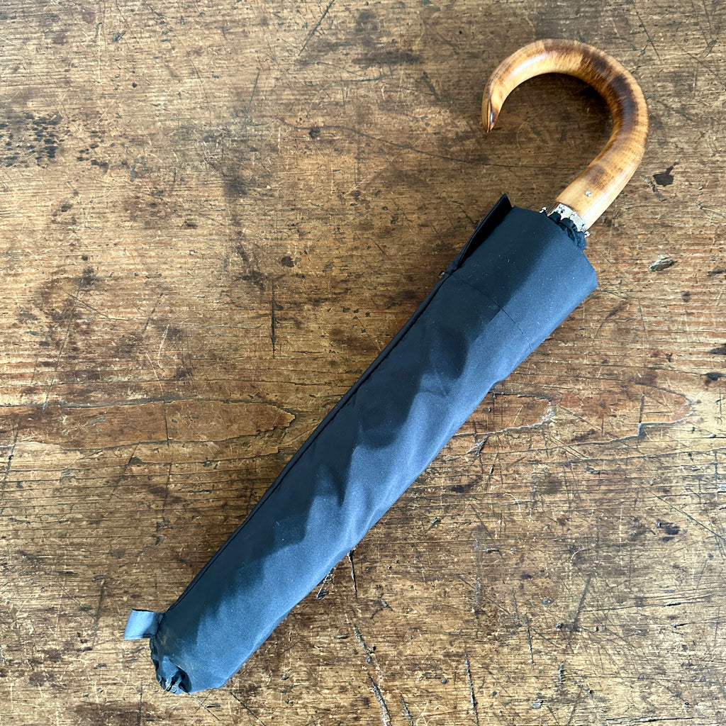 Classic Black British Folding Umbrella